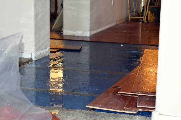 Professional Flood Cleanup technician working in Lomira, WI